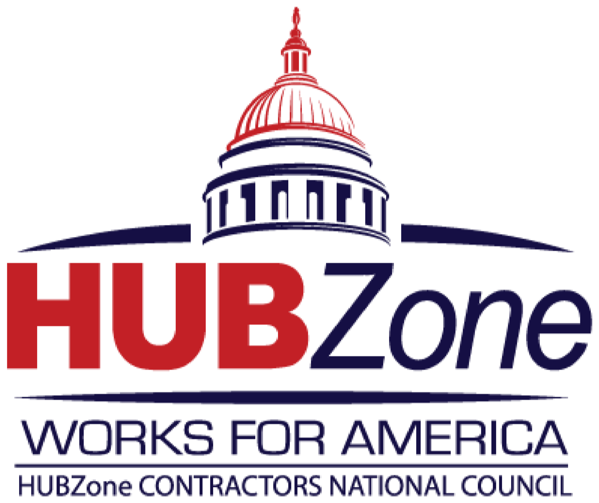 Iuvo Systems logo alongside the HUBZone Council emblem, representing membership and commitment to HUBZone business development.