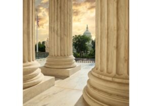 Government building monument representing the GovCon industry.