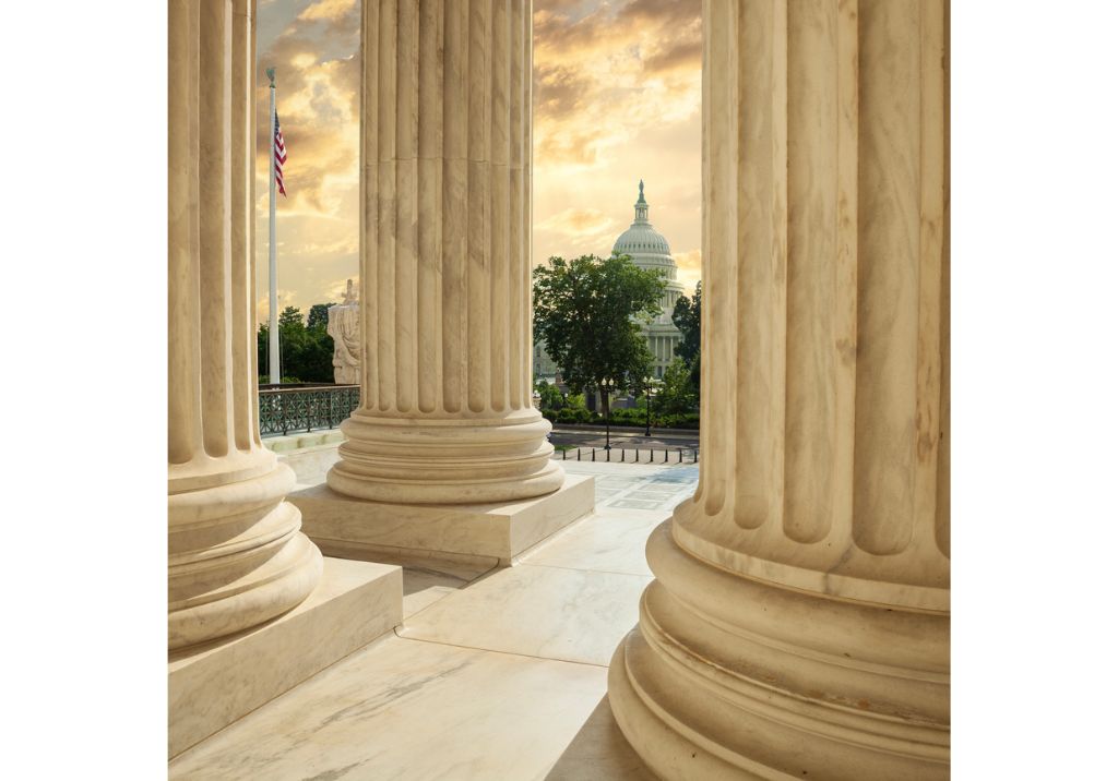 Government building monument representing the GovCon industry.