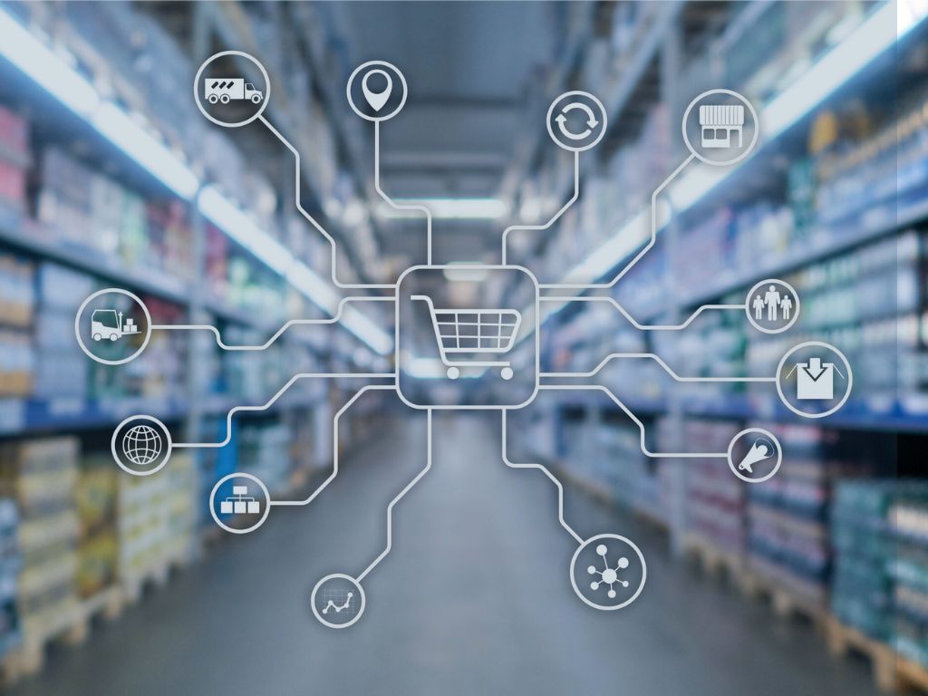 E-Commerce and Retail industries served shopping icons