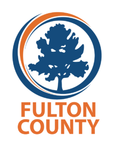 Fulton County Georgia logo tree with circle around it