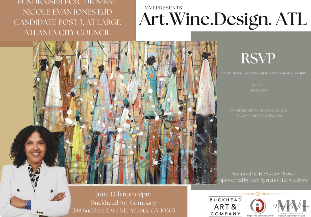 Art.Wine.Design. ATL information flyer