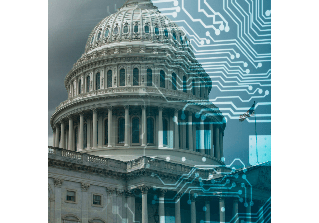 Government building monument representing the GovCon industry.