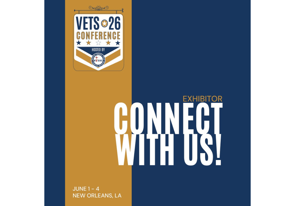 Featured image showing Iuvo Systems as an exhibitor at the VETS26 Conference, June 1–4 in New Orleans, with event branding and booth information.