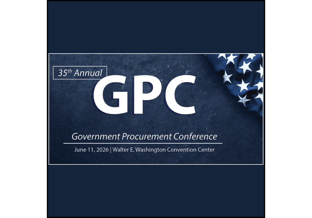 Featured graphic announcing Iuvo Systems as an exhibitor at the Government Procurement Conference