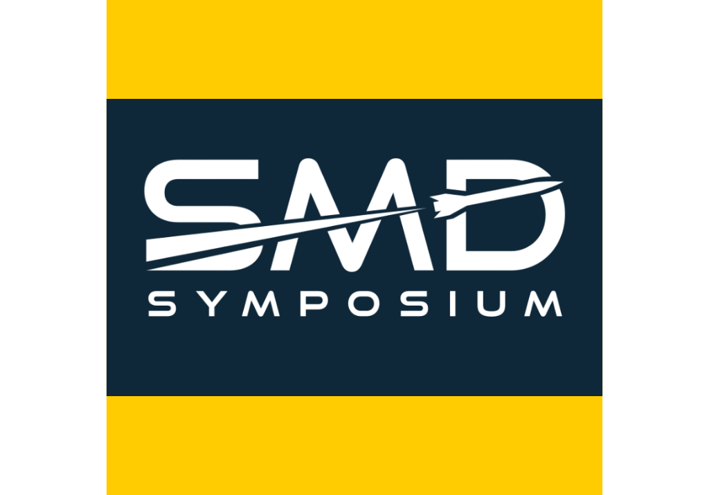 Graphic for the 2026 Space & Missile Defense Symposium displaying event dates August 11–13, location Von Braun Center in Huntsville, Alabama, and exhibitor booth number S3005.